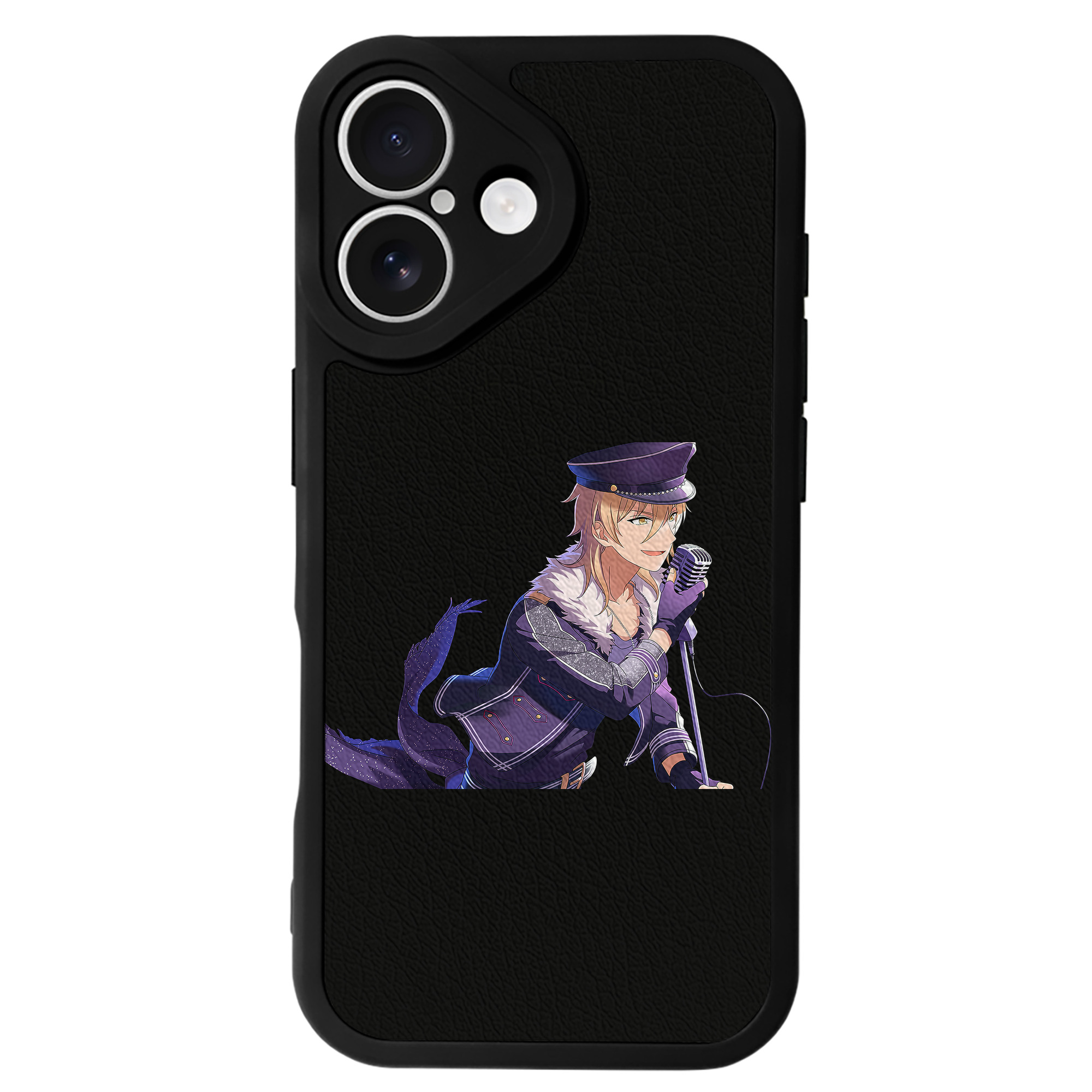 （画像用） あんさんぶるスターズ! Ensemble Stars 【iPhone 16シリーズ対応】シリコンスマホケース（レザー調） 材質：シリコン
